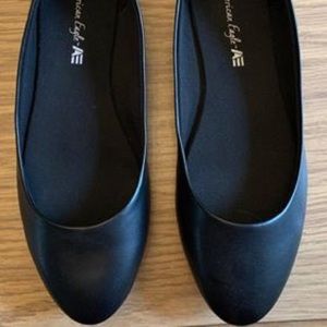 AE Black Ballet Flats.